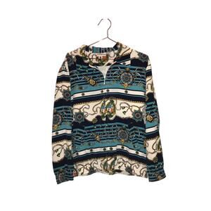 Alfred Dunner Equestrian Print Bomber Jacket - Size 10